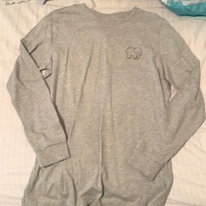 Light grey ivory ella long sleeve tee.